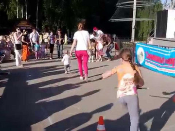 Спортивная программа Веселая эстафета в парке Победы 31 05 2014